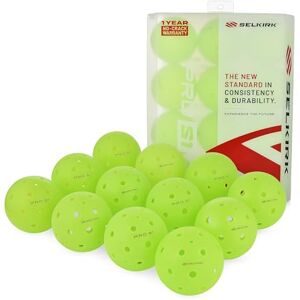 Selkirk Sport Selkirk Pro S1 Ball Crack-Resistant 38 Hole Outdoor Pickleball Balls USAPA Approved Pickle Ball for Tournament Play Advanced Aerodynamics 12 Pack Pickleballs Selkirk Sport Selkirk Pro S1 Ball Crack-Resistant 38 Hole Outdoor Pickleball Balls USAPA Approved Pickle Ball for Tournament Play Advanced Aerodynamics 12 Pack Pickleballs