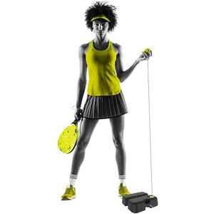 Swingball Pro All Surface Reflex Tennis Trainer with Real Tennis Ball & Power Padel Bat, Recoil Cord, All Surface Base, Solo Tennis Practice, For Ages 6+ to Adult Swingball Pro All Surface Reflex Tennis Trainer with Real Tennis Ball & Power Padel Bat, Recoil Cord, All Surface Base, Solo Tennis Practice, For Ages 6+ to Adult