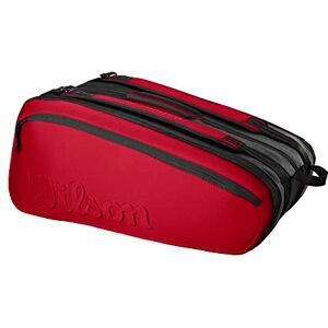 Wilson Super Tour 15PK Clash V2.0 Racket, Adults Unisex, Black/Red/ (Multicolor), One Size Wilson Super Tour 15PK Clash V2.0 Racket, Adults Unisex, Black/Red/ (Multicolor), One Size