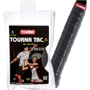 Tourna Tac Overgrip Pack of 10 (Black, X-Large) Tourna Tac Overgrip Pack of 10 (Black, X-Large)