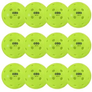 OZO - Pickleball - 12-pack - 40 holes - Rotational molded - Ball OZO - Pickleball - 12-pack - 40 holes - Rotational molded - Ball