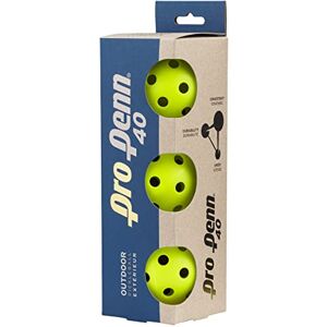 Penn Pro 40 Outdoor Pickleball Balls Premium Ball for High Performance Play USAPB Approved, 3-Pack Penn Pro 40 Outdoor Pickleball Balls Premium Ball for High Performance Play USAPB Approved, 3-Pack