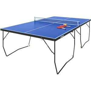 SPORTNOW - 9FT Folding Table Tennis Table - Blue SPORTNOW - 9FT Folding Table Tennis Table - Blue