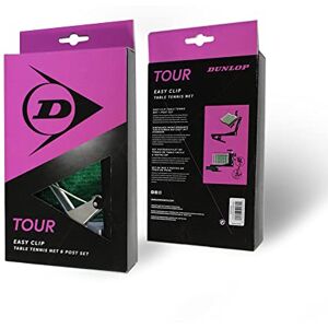 Dunlop Unisex Tour Table Tennis Net Set, Green/Black Dunlop Unisex Tour Table Tennis Net Set, Green/Black