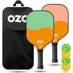 OZO Pickleball - Set of 2 paddles + 4 balls - Spark Inceptra Gelato - Indoor & Outdoor Balls - Carrying bag - Pickleball Set OZO Pickleball - Set of 2 paddles + 4 balls - Spark Inceptra Gelato - Indoor & Outdoor Balls - Carrying bag - Pickleball Set