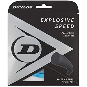 Dunlop Explosive Speed Tennis String, 17g/1.25mm, 12m Set, Blue Dunlop Explosive Speed Tennis String, 17g/1.25mm, 12m Set, Blue