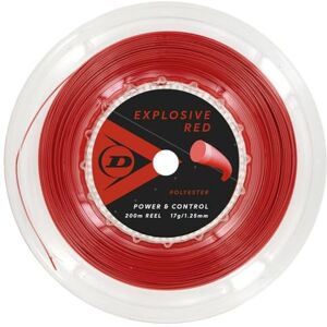 Dunlop Explosive Red Tennis String, 16g/1.30mm, 200m Reel Dunlop Explosive Red Tennis String, 16g/1.30mm, 200m Reel