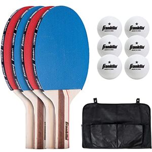 Franklin Sports 4 Player Table Tennis Paddle and Ball Set Franklin Sports 4 Player Table Tennis Paddle and Ball Set