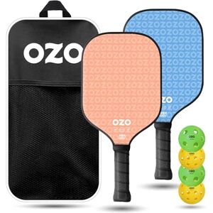 OZO Pickleball Set - 2 Paddles & 4 Balls - Indoor & Outdoor OZO Pickleball Set - 2 Paddles & 4 Balls - Indoor & Outdoor