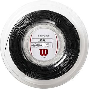 Wilson Revolve String Reel Black/Black, Size 16G, 200 m Wilson Revolve String Reel Black/Black, Size 16G, 200 m