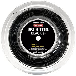 Tourna Big Hitter Black 7 Ultimate Spin String, Black7 17g Reel Tourna Big Hitter Black 7 Ultimate Spin String, Black7 17g Reel
