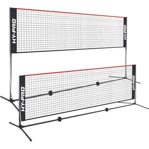 Hy-Pro Adjustable Height Net – 3-5.2 FT Height, 4M Width, Versatile Badminton, Volleyball, Pickleball, Tennis Net with Portable Design, Durable Frame, Quick Set-Up, for Kids and Adults Hy-Pro Adjustable Height Net – 3-5.2 FT Height, 4M Width, Versatile Badminton, Volleyball, Pickleball, Tennis Net with Portable Design, Durable Frame, Quick Set-Up, for Kids and Adults