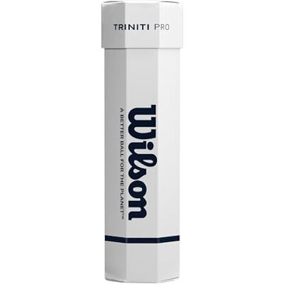 Wilson Triniti Pro Tennis Balls, Yellow, 1 x 4 Balls Wilson Triniti Pro Tennis Balls, Yellow, 1 x 4 Balls