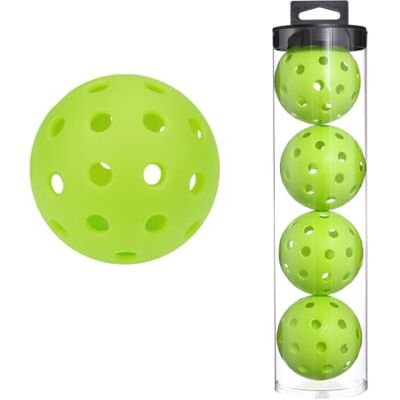Bomxmon Outdoor Pickleball Balls, USAPA Compliant Pickleballs Set (40 Holes, 4-Pack) Bomxmon Outdoor Pickleball Balls, USAPA Compliant Pickleballs Set (40 Holes, 4-Pack)