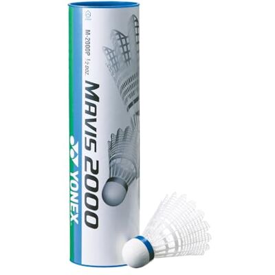 YONEX Mavis 2000 Badminton Shuttlecocks (Tube of 6), 79-Fast-Red YONEX Mavis 2000 Badminton Shuttlecocks (Tube of 6), 79-Fast-Red