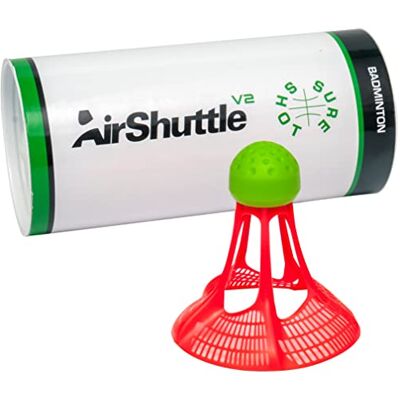 Sure Shot Unisex Air Badminton Shuttle V2 Pack of 3, Red, One Size UK Sure Shot Unisex Air Badminton Shuttle V2 Pack of 3, Red, One Size UK