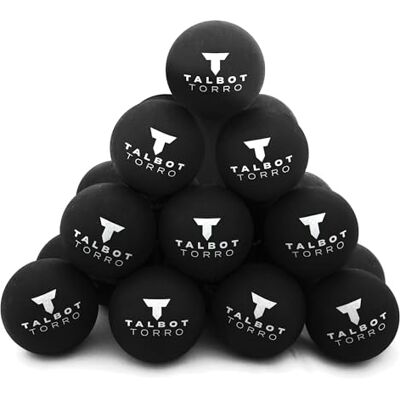 Talbot-Torro Talbot Torro Squash Balls Double Yellow/Superslow Pack of 25 Bags for Training & Leisure Perfect for Sports Centres, Clubs & Counter Sale Durable Talbot-Torro Talbot Torro Squash Balls Double Yellow/Superslow Pack of 25 Bags for Training & Leisure Perfect for Sports Centres, Clubs & Counter Sale Durable