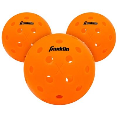 Franklin Sports X-40 Outdoor Pickleballs USA Pickleball (USAPA) Approved Pickleball Balls Official US Open Ball Franklin Sports X-40 Outdoor Pickleballs USA Pickleball (USAPA) Approved Pickleball Balls Official US Open Ball