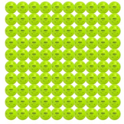 OZO Pickleball Set of 100 Indoor Balls, 26 holes, Rotational Mould OZO Pickleball Set of 100 Indoor Balls, 26 holes, Rotational Mould