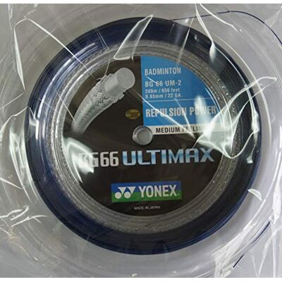 YONEX BG 66 Ultimax Badminton String 200m Reel-(Pearl Navy) YONEX BG 66 Ultimax Badminton String 200m Reel-(Pearl Navy)
