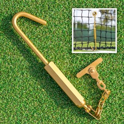 Vermont Brass Tennis Net Swivel Adjuster │ Tennis Court Equipment Vermont Brass Tennis Net Swivel Adjuster │ Tennis Court Equipment
