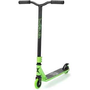 Xootz Shred 2.0 Stunt Scooter Adult & Kids Kick Scooter, Lightweight 360° Stunts, Beginner to Intermediate, Steel T-Bar & Grip Tape Deck, Ages 5+, Multiple Designs, Green Xootz Shred 2.0 Stunt Scooter Adult & Kids Kick Scooter, Lightweight 360° Stunts, Beginner to Intermediate, Steel T-Bar & Grip Tape Deck, Ages 5+, Multiple Designs, Green