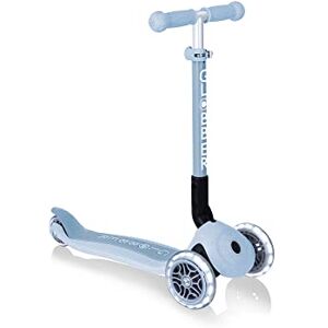 Globber Junior Foldable ECOlogic Kids 3 Wheel Scooter For Ages 2+ Folding With Adjustable Handles LED Wheels 2 Year Warranty (Blueberry) Globber Junior Foldable ECOlogic Kids 3 Wheel Scooter For Ages 2+ Folding With Adjustable Handles LED Wheels 2 Year Warranty (Blueberry)