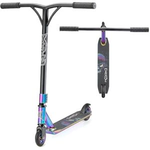 Xootz Stunt Pro Street Scooter, Freestyle Trick Scooter with Steel Y Bar, Aluminium Deck, ABEC-7 Bearings, Rubber Grips, for Kids & Teens, Grey Xootz Stunt Pro Street Scooter, Freestyle Trick Scooter with Steel Y Bar, Aluminium Deck, ABEC-7 Bearings, Rubber Grips, for Kids & Teens, Grey