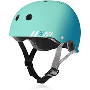 80Six Dual Certified Kids Skate Helmet for Boys/Girls Ages 5 to 14+ Triple Comfort & Protection Perfect for Roller Skates, Bike, Scooter, BMX, Skateboard, Bike Helmet (Green Teal Fade, Age 14+) 80Six Dual Certified Kids Skate Helmet for Boys/Girls Ages 5 to 14+ Triple Comfort & Protection Perfect for Roller Skates, Bike, Scooter, BMX, Skateboard, Bike Helmet (Green Teal Fade, Age 14+)