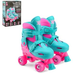 Xootz Kids Quad Skates, Beginner Adjustable Roller Skates Girls, Pink Xootz Kids Quad Skates, Beginner Adjustable Roller Skates Girls, Pink