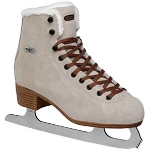 ROCES Women's Suede ECO-FUR Leisure Ice Skates, Suede Brown, 41 ROCES Women's Suede ECO-FUR Leisure Ice Skates, Suede Brown, 41