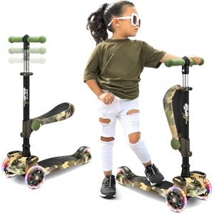 Hurtle 12 Wheeled Scooter for Kids Stand & Cruise Child/Toddlers Toy Folding Kick Scooters w/Adjustable Height, Anti-Slip Deck, Flashing Wheel Lights, for Boys/Girls Ages 1+ years Old Hurtle 12 Wheeled Scooter for Kids Stand & Cruise Child/Toddlers Toy Folding Kick Scooters w/Adjustable Height, Anti-Slip Deck, Flashing Wheel Lights, for Boys/Girls Ages 1+ years Old