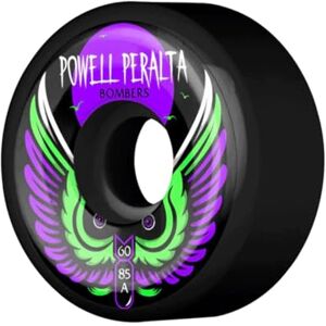 Powell Peralta Bombers 60mm 85A Black Skateboard Wheels Powell Peralta Bombers 60mm 85A Black Skateboard Wheels