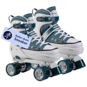 Hudora Roller Skates Sneaker in sizes children's roller skates adjustable over 4 sizes skates for kids & teenagers roller shoes with 4 interchangeable insoles Hudora Roller Skates Sneaker in sizes children's roller skates adjustable over 4 sizes skates for kids & teenagers roller shoes with 4 interchangeable insoles