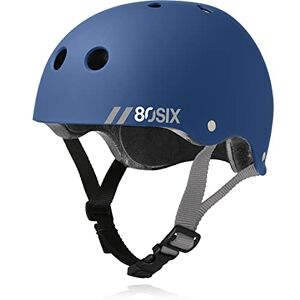 80Six Dual Certified Kids Skate Helmet for Boys/Girls Ages 5 to 14+ Triple Comfort & Protection Perfect for Roller Skates, Bike, Scooter, BMX, Skateboard, Bike Helmet (Navy Matte, Age 14+) 80Six Dual Certified Kids Skate Helmet for Boys/Girls Ages 5 to 14+ Triple Comfort & Protection Perfect for Roller Skates, Bike, Scooter, BMX, Skateboard, Bike Helmet (Navy Matte, Age 14+)