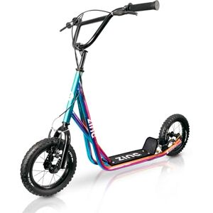 ZINC Neochrome BMX Scooter for Kids Ages 6+ – 12 Inch Big Wheel Stunt Scooters with 360 Degree Handlebar Spin, Front & Rear Brakes, Steel Frame, Off-Road Tyres ZINC Neochrome BMX Scooter for Kids Ages 6+ – 12 Inch Big Wheel Stunt Scooters with 360 Degree Handlebar Spin, Front & Rear Brakes, Steel Frame, Off-Road Tyres