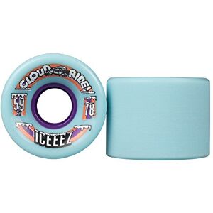 Cloud Ride! Wheels Iceeez 59mm 78A Longboard Wheels, Light Blue Cloud Ride! Wheels Iceeez 59mm 78A Longboard Wheels, Light Blue