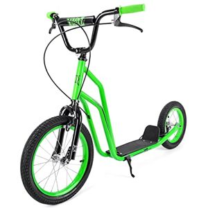 Xootz Kids BMX Scooter, for Beginner and Intermediate Riders, Green Xootz Kids BMX Scooter, for Beginner and Intermediate Riders, Green