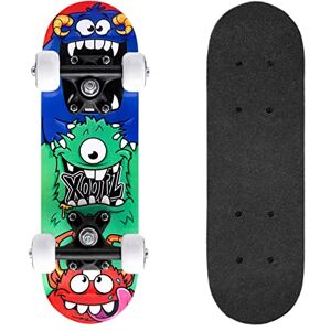 Xootz Mini Skateboard Unicorn or Monster Design, 17” Kids Cruiser, Boys and Girls, Ages 3+ Xootz Mini Skateboard Unicorn or Monster Design, 17” Kids Cruiser, Boys and Girls, Ages 3+