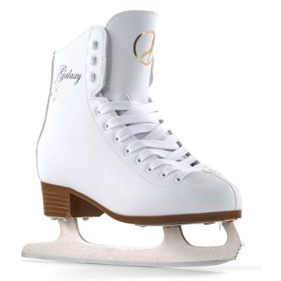 SFR Galaxy Figure Ice Skate with Pre-Sharpened Carbon Stainless Blade and Ergonomic Heel Design Timeless and Elegant Women's and Men’s Ice Skating Nu-buck Sueded Feel Lining and Printed Side Details SFR Galaxy Figure Ice Skate with Pre-Sharpened Carbon Stainless Blade and Ergonomic Heel Design Timeless and Elegant Women's and Men’s Ice Skating Nu-buck Sueded Feel Lining and Printed Side Details