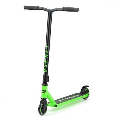 Osprey Stunt Scooter for Kids Ages 8-12, Freestyle Street Pro 360 Spin, Complete Trick With ABEC 5 Bearings, Green Osprey Stunt Scooter for Kids Ages 8-12, Freestyle Street Pro 360 Spin, Complete Trick With ABEC 5 Bearings, Green