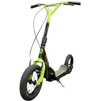 ZINC Neochrome BMX Scooter for Kids Ages 6+ – 12 Inch Big Wheel Stunt Scooters with 360 Degree Handlebar Spin, Front & Rear Brakes, Steel Frame, Off-Road Tyres ZINC Neochrome BMX Scooter for Kids Ages 6+ – 12 Inch Big Wheel Stunt Scooters with 360 Degree Handlebar Spin, Front & Rear Brakes, Steel Frame, Off-Road Tyres