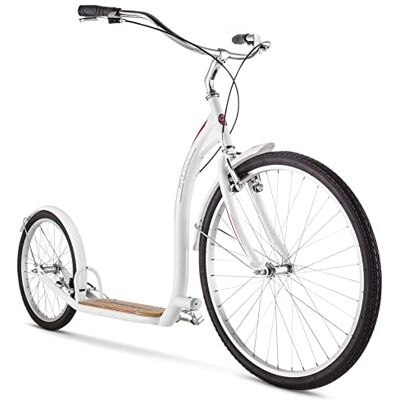 Schwinn Adult Shuffle Scooter with 26" Wheels, White Schwinn Adult Shuffle Scooter with 26" Wheels, White