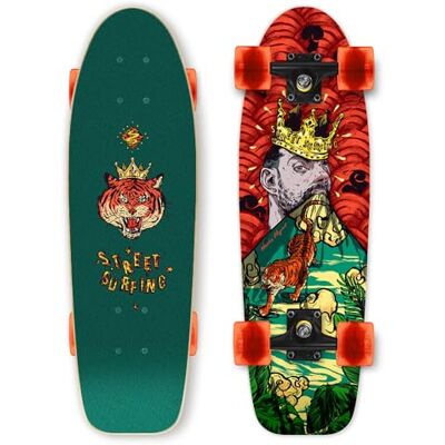 Street Surfing Streetsurfing Cruiser Cruiser Kicktail 28", Unisex skateboard, Black, One Size 06-08-020-2 Street Surfing Streetsurfing Cruiser Cruiser Kicktail 28", Unisex skateboard, Black, One Size 06-08-020-2