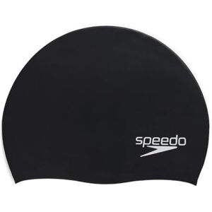 Speedo Elastomeric Solid Soft Silicone Swimming Dome Swim Cap - Black - Swim Cap Speedo Elastomeric Solid Soft Silicone Swimming Dome Swim Cap - Black - Swim Cap