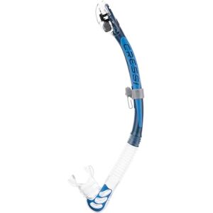 Cressi Unisex-Adult, Alpha Ultra Dry Snorkel Ideal for Snorkelling Apnea and Diving, Blue/Light Blue, One Size Cressi Unisex-Adult, Alpha Ultra Dry Snorkel Ideal for Snorkelling Apnea and Diving, Blue/Light Blue, One Size