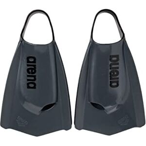 ARENA Powerfin Pro II Swimming Fins Adult Training Fins, 100% Silicone, Comfortable Short Design, 11.5-12, Black ARENA Powerfin Pro II Swimming Fins Adult Training Fins, 100% Silicone, Comfortable Short Design, 11.5-12, Black