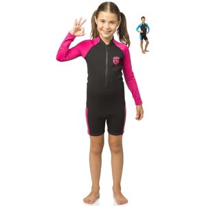 Cressi Unisex Child Little Shark Long Sleeve Children's Shorty Wetsuit Premium Neoprene 2mm Black/Pink, 5/6 Years Cressi Unisex Child Little Shark Long Sleeve Children's Shorty Wetsuit Premium Neoprene 2mm Black/Pink, 5/6 Years