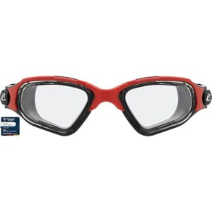 Cressi Clear Eyes Goggles Black/Red Unisex Pure Silicone Swimming Goggles with Molecular Anti Fog Lens Treatment, Black/Red Clear Lens, One Size Cressi Clear Eyes Goggles Black/Red Unisex Pure Silicone Swimming Goggles with Molecular Anti Fog Lens Treatment, Black/Red Clear Lens, One Size