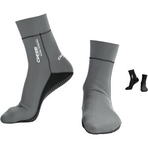 Cressi Ultra Stretch Neoprene Socks 1.5mm Unisex Adults Double Lined Neoprene Diving Shoes, Grey, M Cressi Ultra Stretch Neoprene Socks 1.5mm Unisex Adults Double Lined Neoprene Diving Shoes, Grey, M